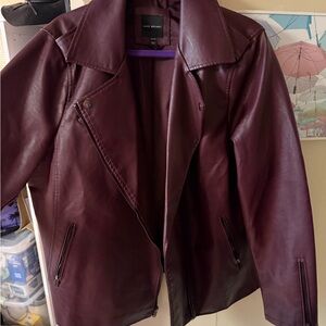 Lane Bryant Women's Burgundy Jacket